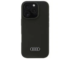 Apple iPhone 16 Pro Audi Silicone (AU-LSRIP16P-Q3/D1-BK) dėklas telefonui juodos spalvos