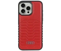 Apple iPhone 15 Pro Max Audi Synthetic odinis dėklas MagSafe (AU-TPUPCMIP15PM-GT/D3-RD) raudonos spalvos