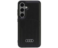 Samsung Galaxy S24 Audi Synthetic odinis MagSafe Dėklas (Synthetic) juodos spalvos