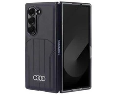 Samsung Galaxy Z Fold6 Audi Synthetic Leather (AU-TPUPCMFold6-Q5/D1-BK) dėklas telefonui juodos spalvos