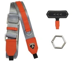 Audi Universalus „Lamborghini D1“ dirželis per petį, oranžinis