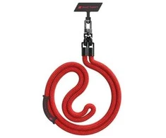 Audi universali virvelė telefonui 120cm 10mm crossbody raudonos spalvos AUS-CBL10-RSQ/D1-RD