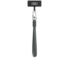 Audi universali virvelė telefonui 28cm 10mm Leather pilkos spalvos AU-HSLSL-GT/D1-GY