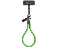 Audi universali virvelė telefonui 28cm 8mm žalios spalvos AU-HSL8-R8/D1-GN