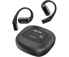 Ausinės Bluetooth 4smarts SkyBuds OWS su ekranem i tłumaczem AI juoda
