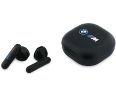 Ausinės Bluetooth TWS BMW Printed Logo ENC juoda