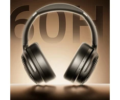 Ausinės su lankeliu ant galvos belaidės AWEI AT30 Bluetooth 6.0 juoda