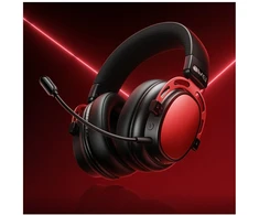 Ausinės su lankeliu ant galvos belaidės AWEI AT36 Bluetooth 5.4 su mikrofonu juoda