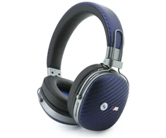 Ausinės su lankeliu ant galvos BMW Carbon Metal Parts ir Logos Bluetooth ENC tamsiai mėlyna