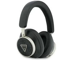 Ausinės Guess PU 4G Triangle Logo ENC Belaidės Headphone Juodas