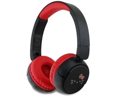Ausinės Hello Kitty Face Logo Bluetooth raudonos spalvos