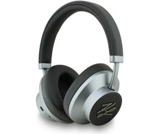 Belaidės ausinės ANC Karl Lagerfeld Grained Initials KF003083 juodas