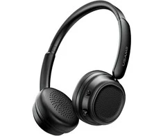 USAMS SR01 Bluetooth 5.3 ANC ant ausų dedamos ausinės juodos spalvos