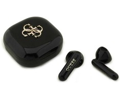 Ausinės TWS Guess 4G Metal Logo juodos spalvos