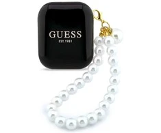 Ausinės Belaidės earphone GUESS TWS Pearl Strap GUE005292 juodas
