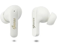 Ausinės Belaidės earphone GUESS TWS Script Metal Logo GUE005415 baltas
