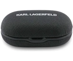 Ausinės TWS Karl Lagerfeld Saffiano Logo ENC juoda