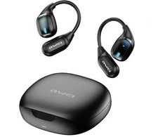 AWEI Bluetooth 5.4 TZ12+ ausinės Docking Station juodos spalvos