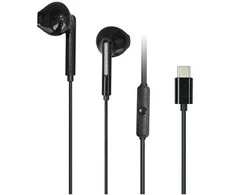 AWEI PC-7T USB-C 1.2m stereo ausinės juodos spalvos