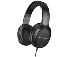 AWEI GM6 on-ear ausinės 3.5mm jack juodos spalvos