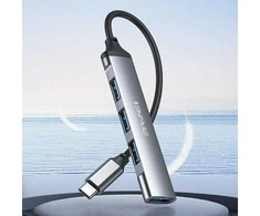 Šakotuvas Hub USB - 4x USB AWEI CL-150T pilkos spalvos