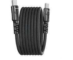 AWEI kabelis CL-166T USB-C į USB-C magnetinis juodos spalvos