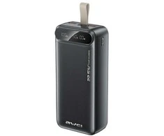 AWEI PowerBank PA-12 30000mAh 22.5W juodos spalvos