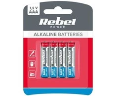 REBEL LR03 šarminės baterijos, 4 vnt. BAT0060B