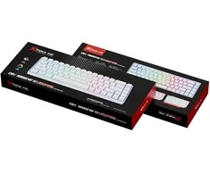 Belaidė klaviatūra žaidimams XTRIKE ME GK-995W WH balta