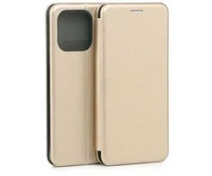 Beline Book Magnetic Honor X6A dėklas telefonui aukso spalvos