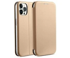 Beline Book Magnetic Apple iPhone 15 Pro 6,1" dėklas telefonui aukso spalvos