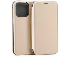 Beline Book Magnetic Apple iPhone 16 Pro 6.3" dėklas telefonui aukso spalvos