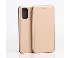 Beline Book Magnetic Moto E32/E32s dėklas telefonui aukso spalvos