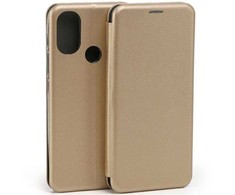 Beline Dėklas Book Magnetic Moto E40 auksinė/auksinis