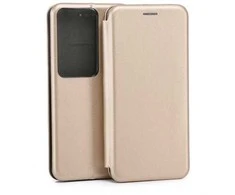 Beline Book Magnetic Oppo Reno 11 F dėklas telefonui aukso spalvos