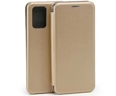 Beline Book Magnetic Oppo Reno 6 Lite dėklas telefonui aukso spalvos
