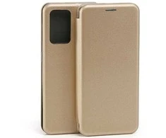 Beline Book Magnetic Oppo Reno 7 dėklas telefonui aukso spalvos