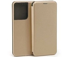 Beline Book Magnetic Oppo Reno 8 dėklas telefonui aukso spalvos