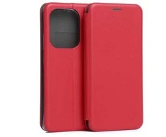 Beline Book Magnetic Poco M6 Pro dėklas telefonui raudonos spalvos