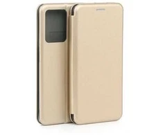 Beline Book Magnetic Poco X5 Pro dėklas telefonui aukso spalvos