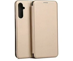Beline Book Magnetic Samsung Galaxy A05s A057 dėklas telefonui aukso spalvos