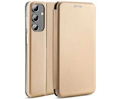 Beline Book Magnetic Samsung Galaxy A14 5G A146 dėklas telefonui aukso spalvos