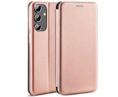 Beline Book Magnetic Samsung Galaxy A14 5G A146 dėklas telefonui rožinio aukso spalvos