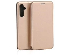 Beline Book Magnetic Samsung Galaxy A15 A156 dėklas telefonui aukso spalvos