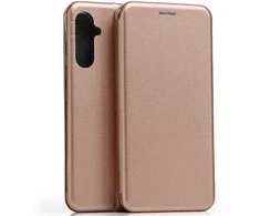 Beline Book Magnetic Samsung Galaxy A34 5G A346 dėklas telefonui rožinio aukso spalvos