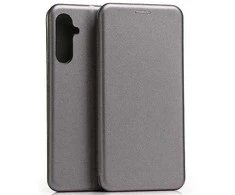 Beline Book Magnetic Samsung Galaxy A34 5G A346 dėklas telefonui plieno spalvos
