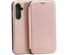 Beline dėklas Book Magnetic Samsung A35 A356 rose aukso spalvos