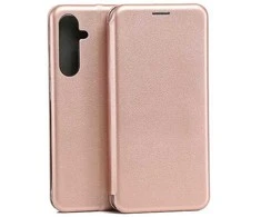 Dėklas Beline Book Magnetic Samsung A55 A556 rožinė-auksinė/rose auksinis