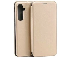 Beline Book Magnetic Samsung Galaxy A55 A556 dėklas telefonui aukso spalvos