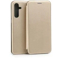 Beline Book Magnetic Samsung Galaxy M55 dėklas telefonui aukso spalvos